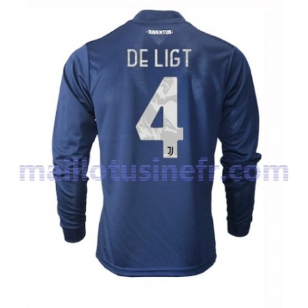 Maillot de Foot Juventus Matthijs de Ligt 4 Extérieur 2020-21 Manches Longues Maillot de Foot Juventus Matthijs de Ligt 4 Extérieur 2020-21 Manches Longues